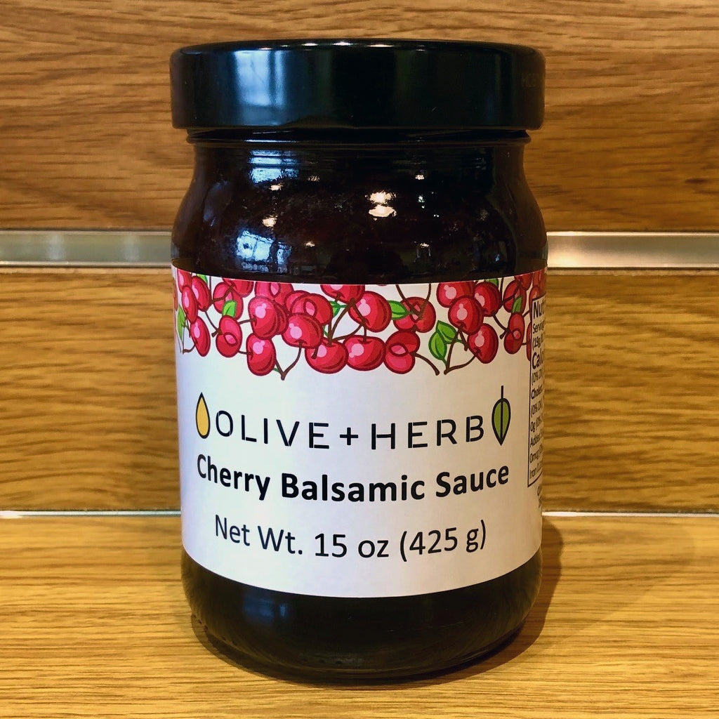 Cherry Olive Balsamic + Herb Sauce –